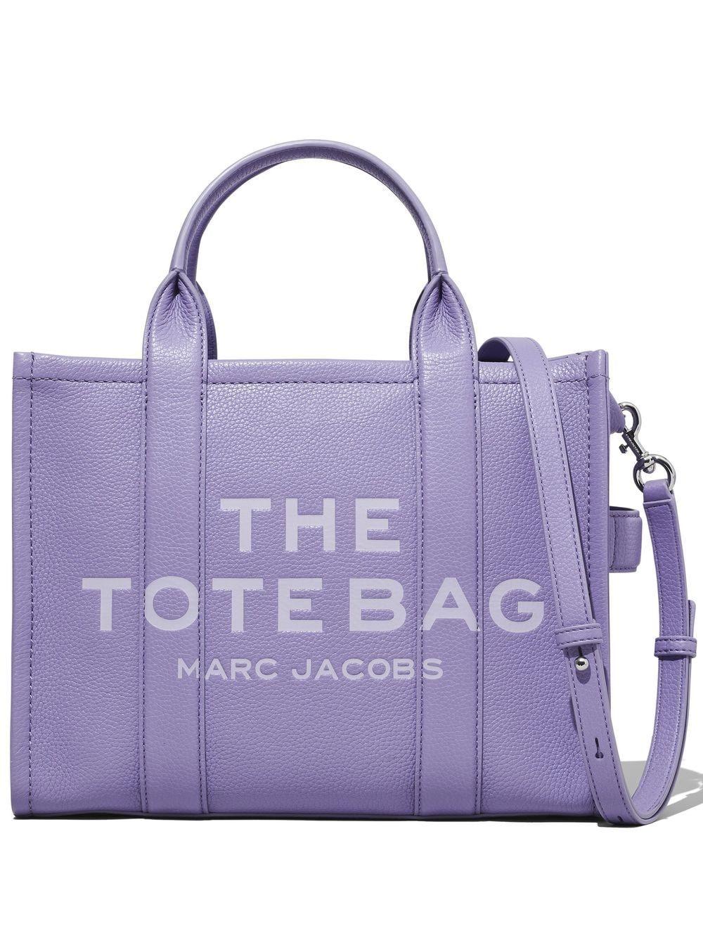Marc Jacobs The Tote Large Leather Bag in Purple | Lyst Australia