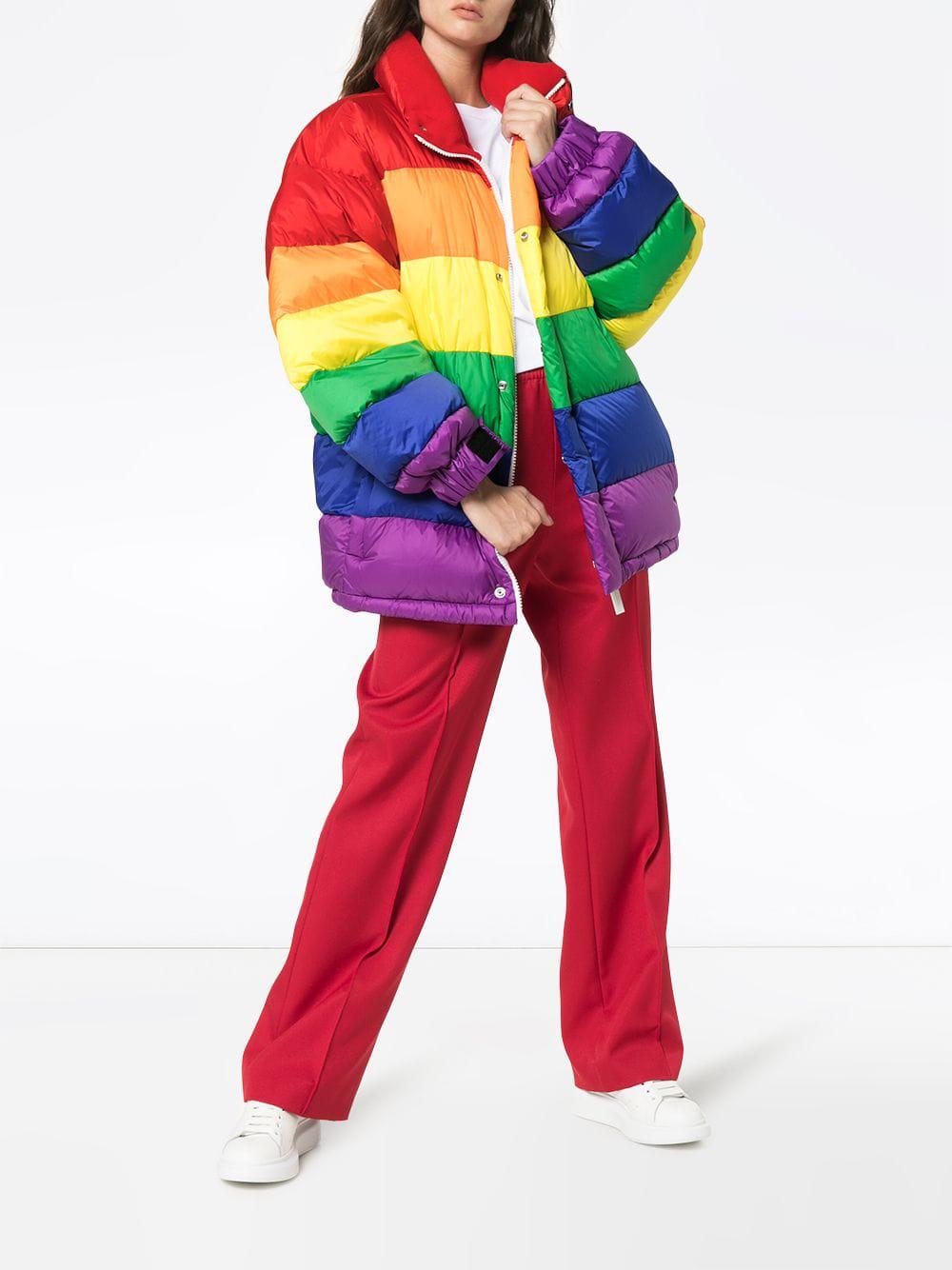 burberry rainbow puffer