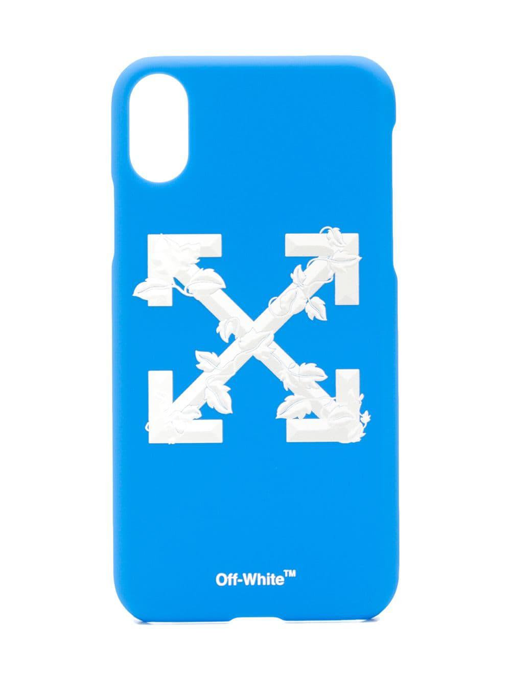 Off-White c/o Virgil Abloh Arrow Logo Iphone X Case in Blue | Lyst