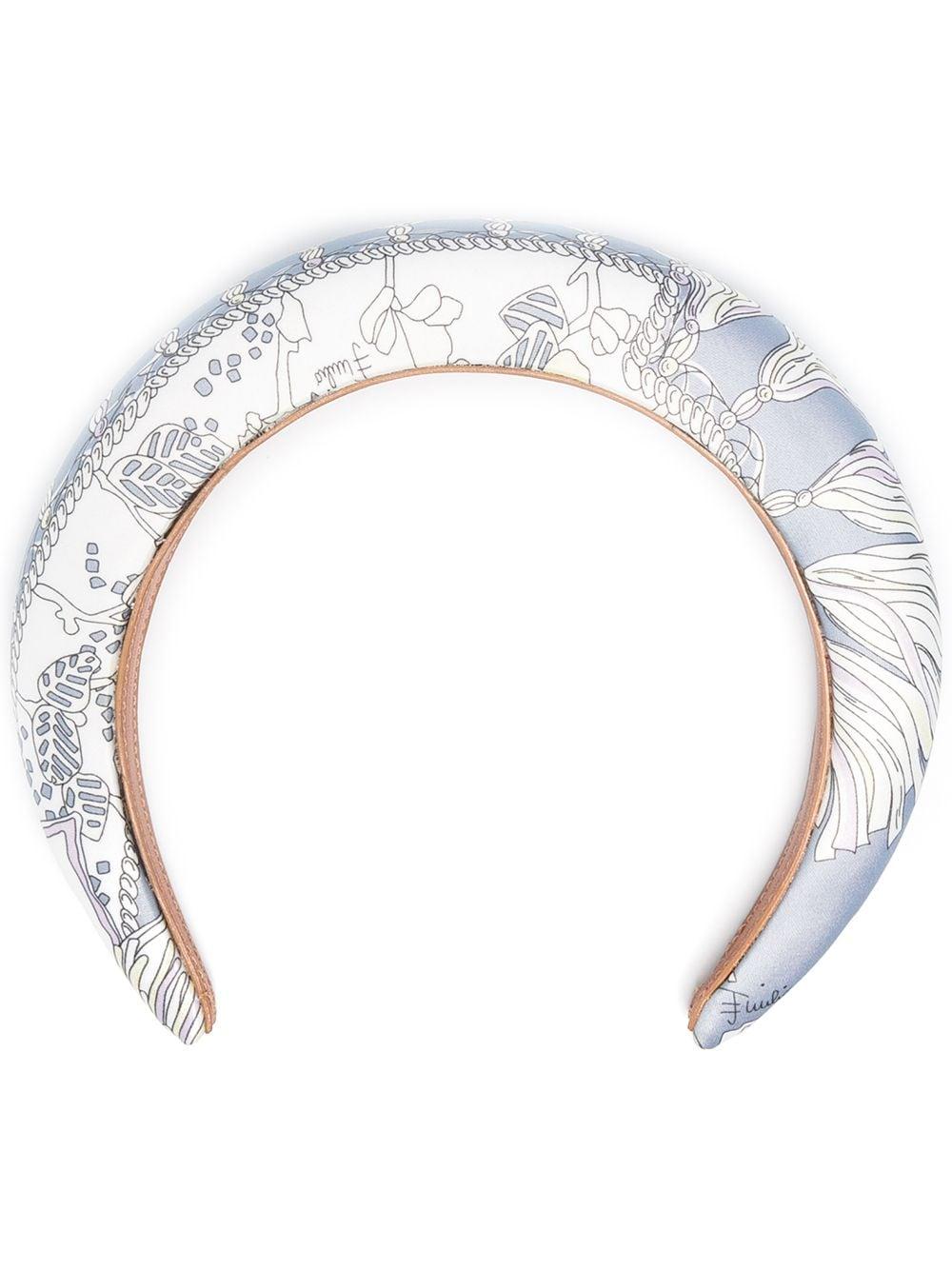 Emilio Pucci Printed Headband Womens Accessories Headbands hair clips and hair accessories 