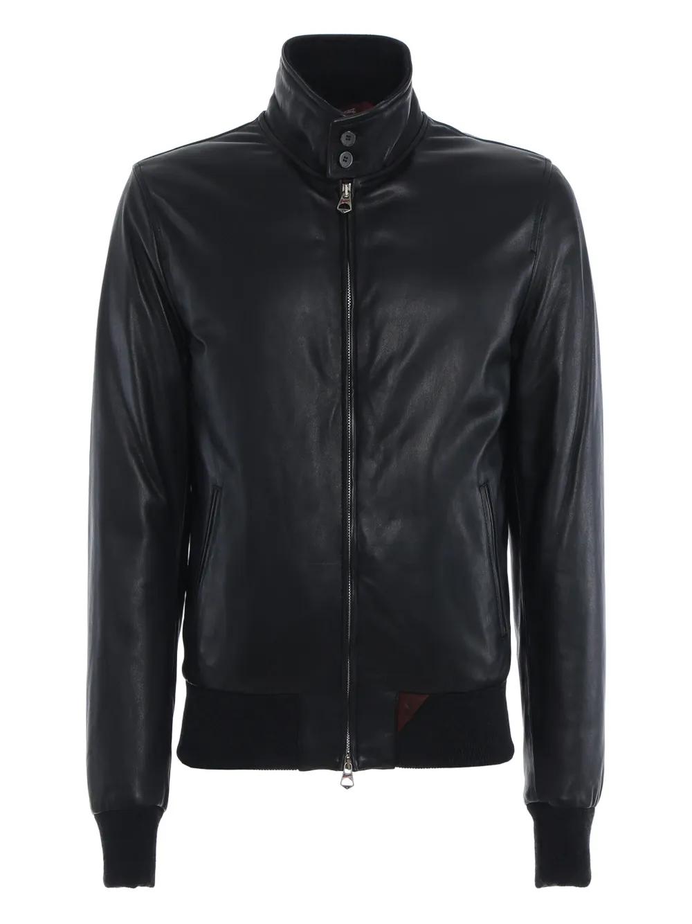 stewart-black-Buttoned-Collar-