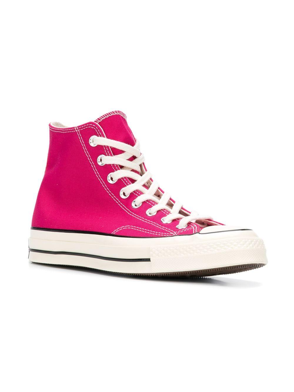 Download Converse Cotton Chuck 70 Hi-top Sneakers in Pink - Lyst