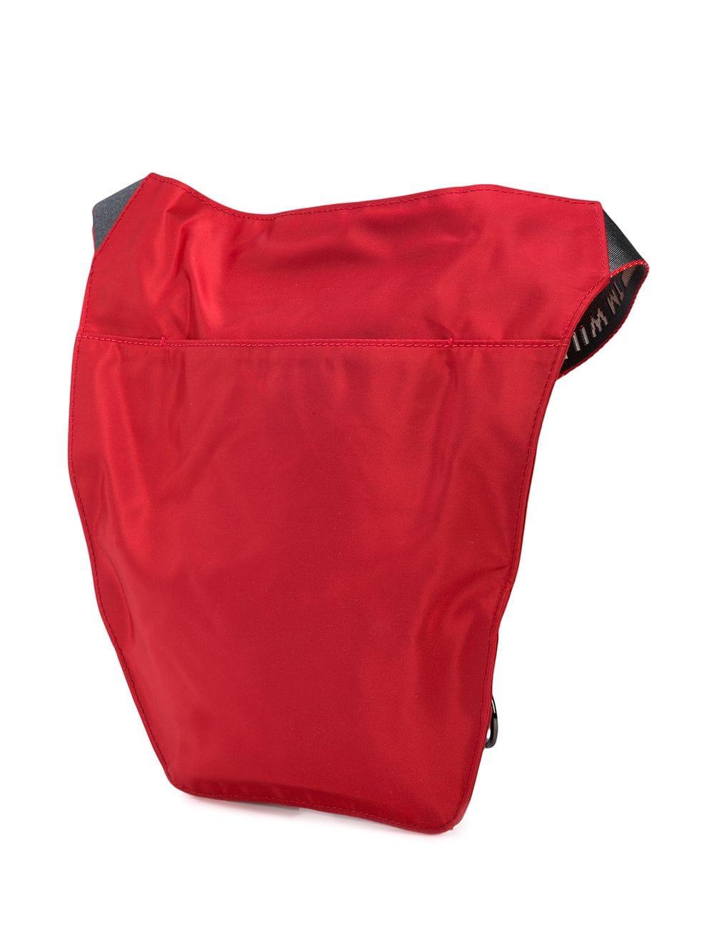 Off-White c/o Virgil Abloh Synthetic Industrial Strap Shoulder Bag in Red for Men - Lyst