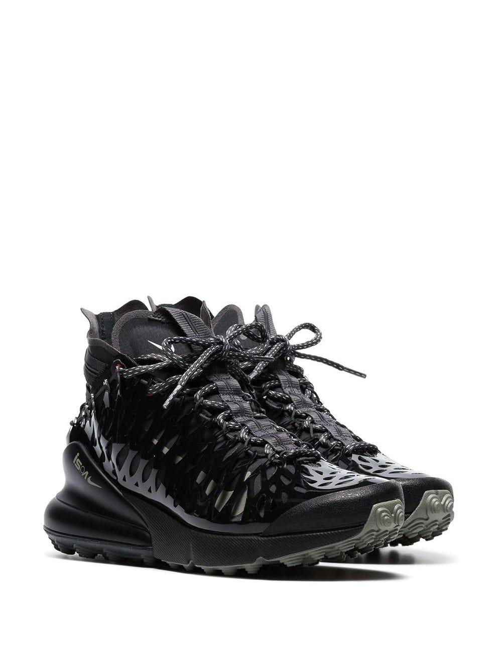 Nike Black Ispa Air Max 270 High Top Sneakers for Men | Lyst