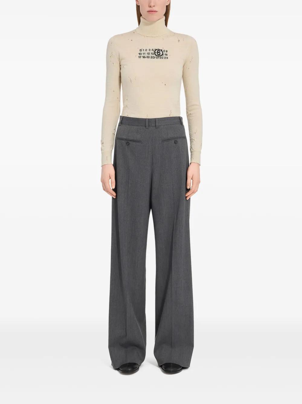MaisonMartinMargiela ストレートパンツ Maison Margiela メゾン・マルジェラ ストレートパンツ - FARFETCH