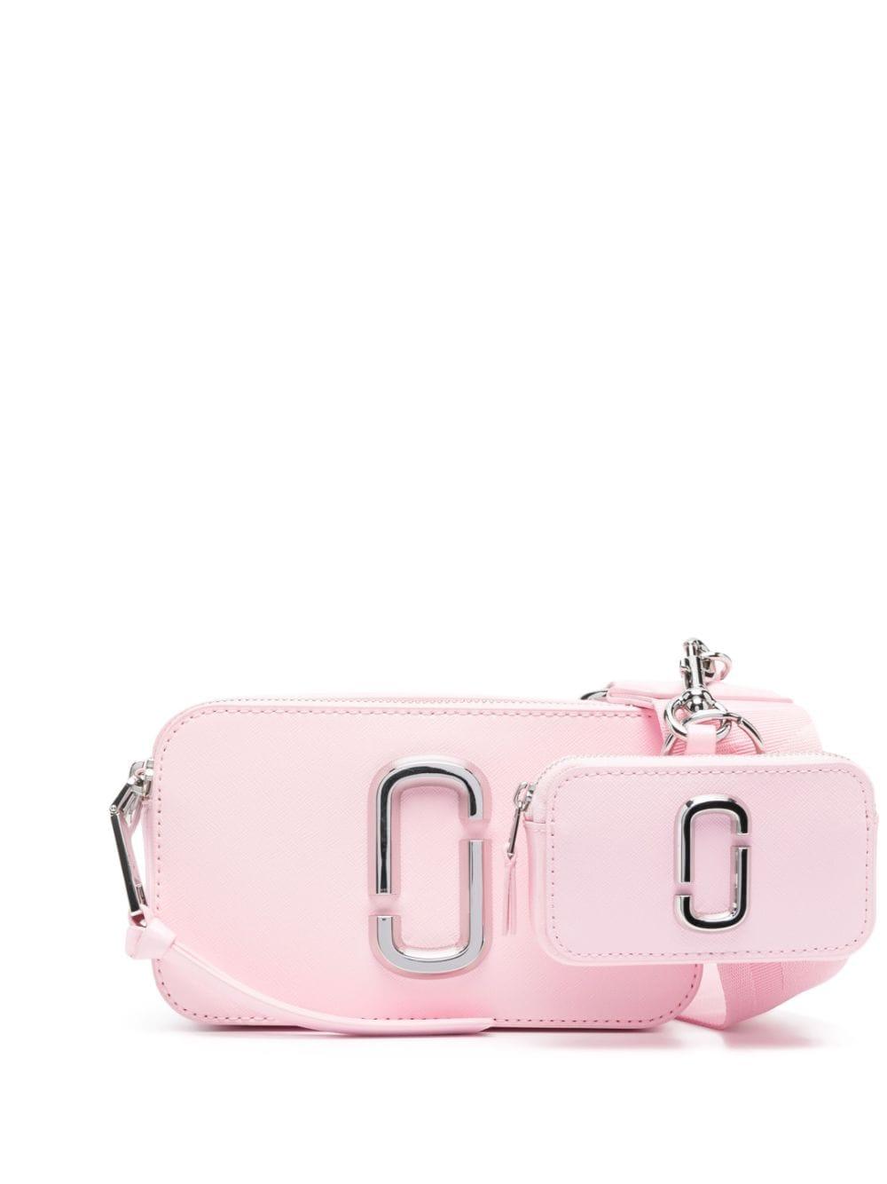 The Snapshot Leather Camera Bag in Pink - Marc Jacobs