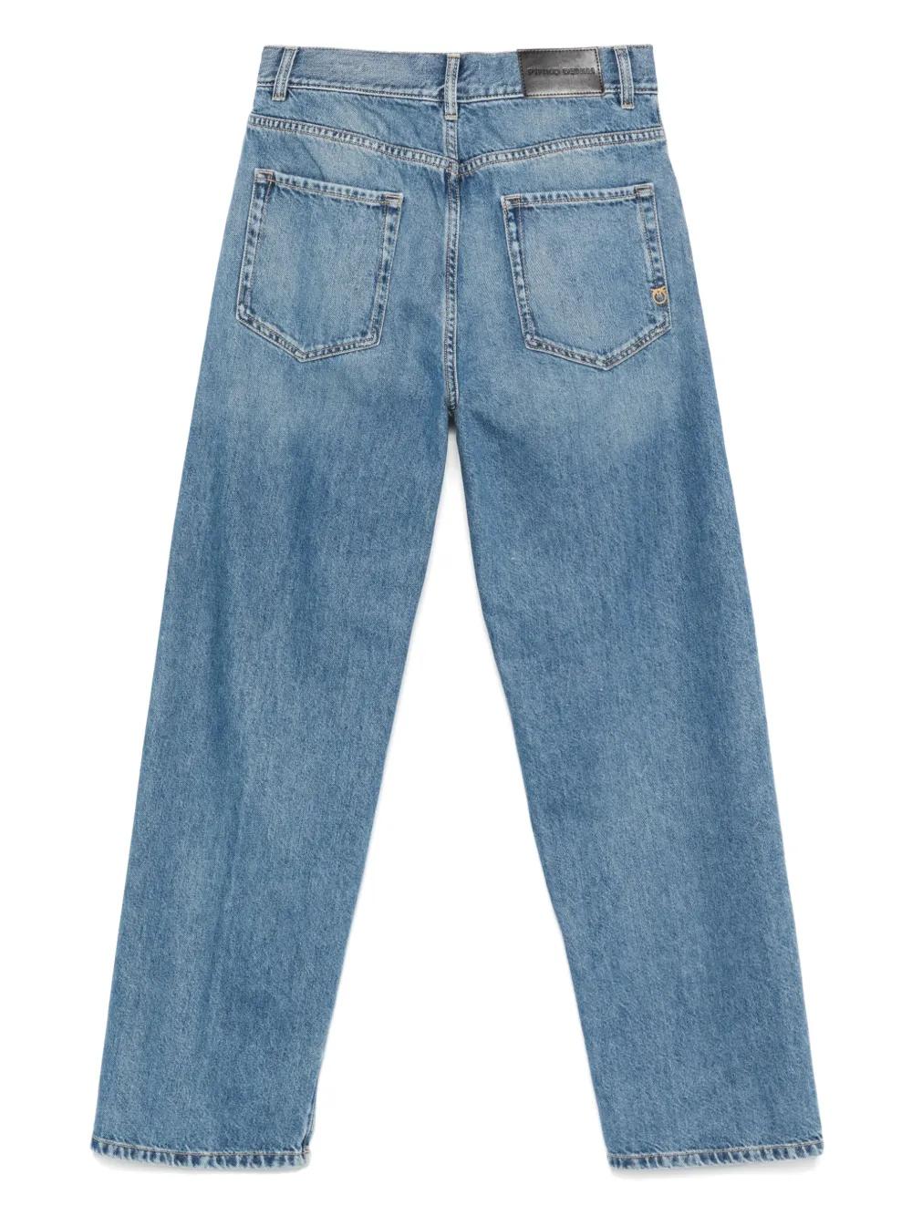 Pinko Relaxed Fit Denim Jeans in Blue | Lyst