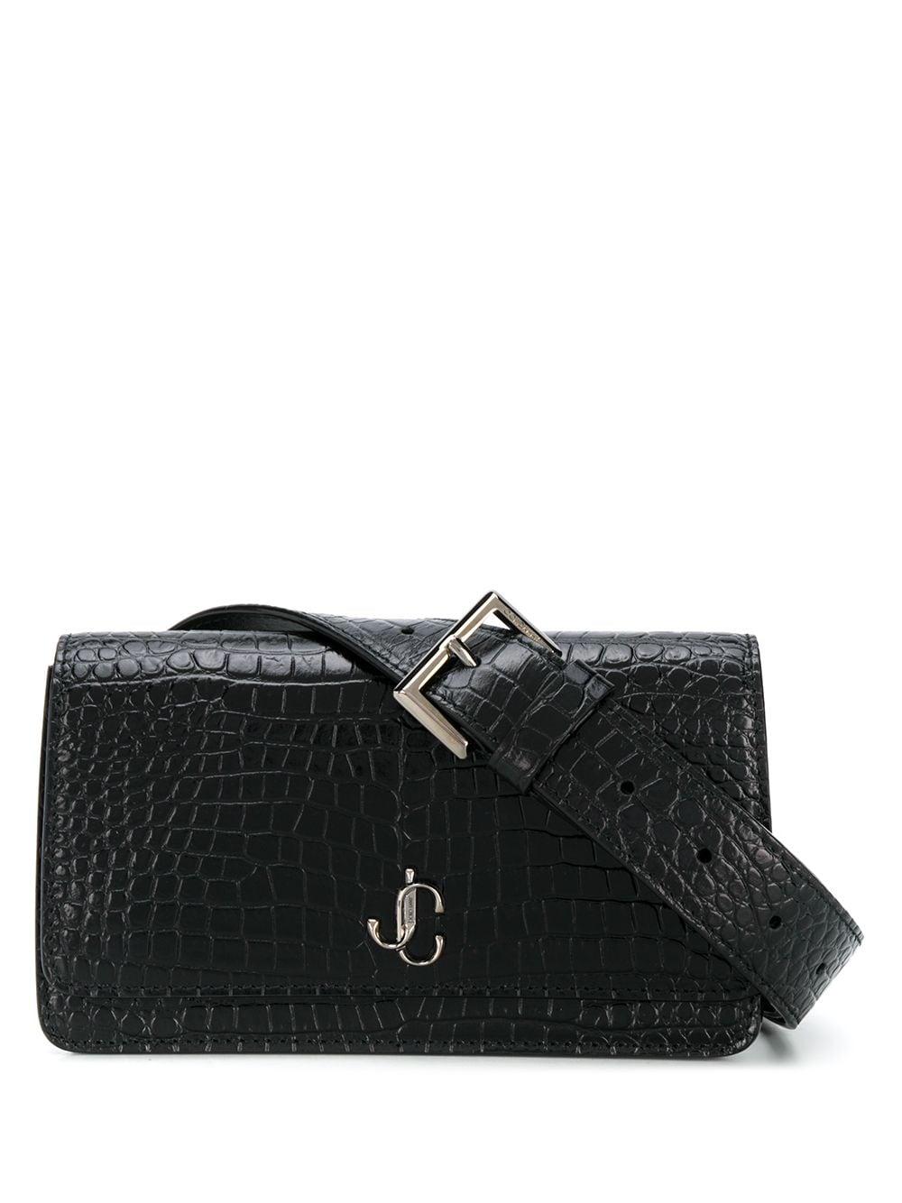 Jimmy Choo Leather Varenne Belt Bag in Black - Lyst