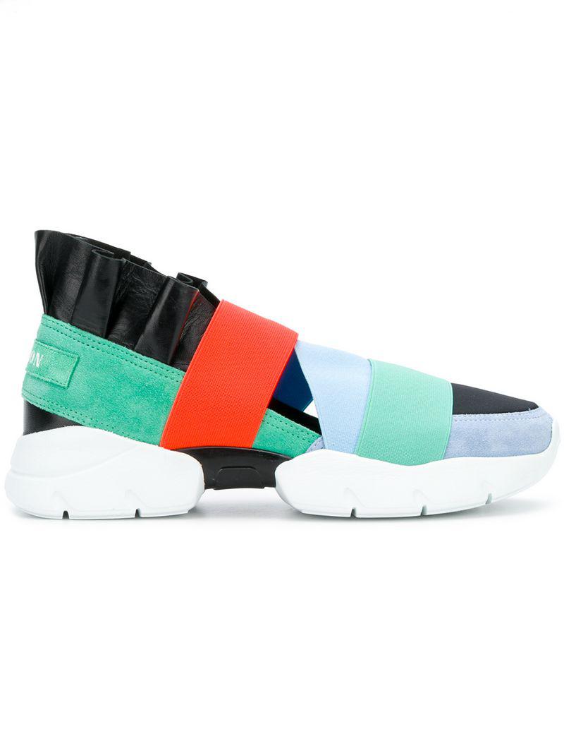 Slip Lyst On City Sneakers Pucci In Blue Emilio Up vqwaH48qt