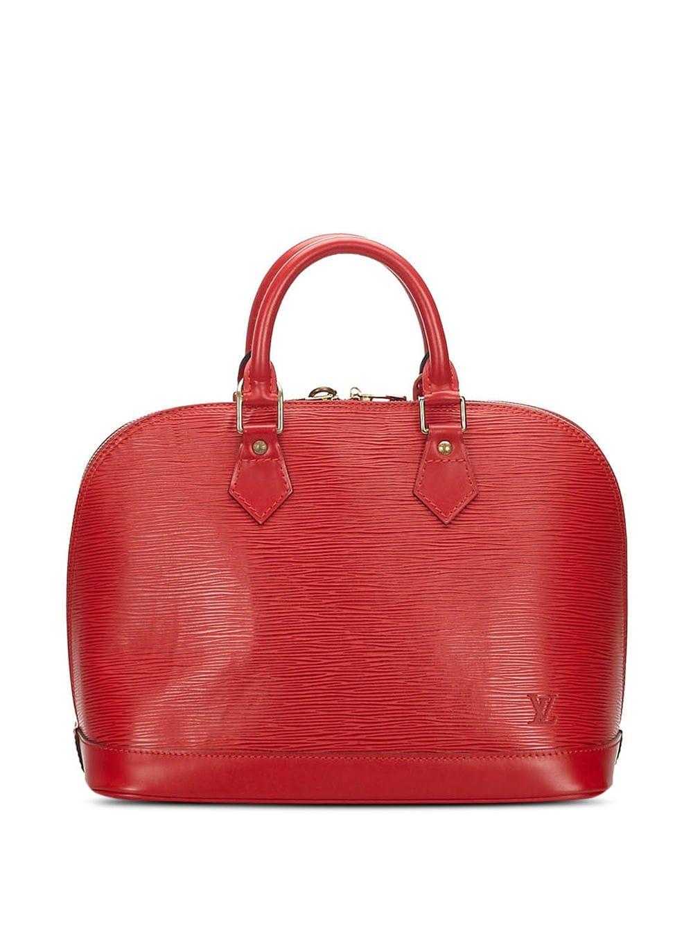 Louis Vuitton Leather 1996 Pre-owned Alma Epi Pm Tote in Red - Lyst