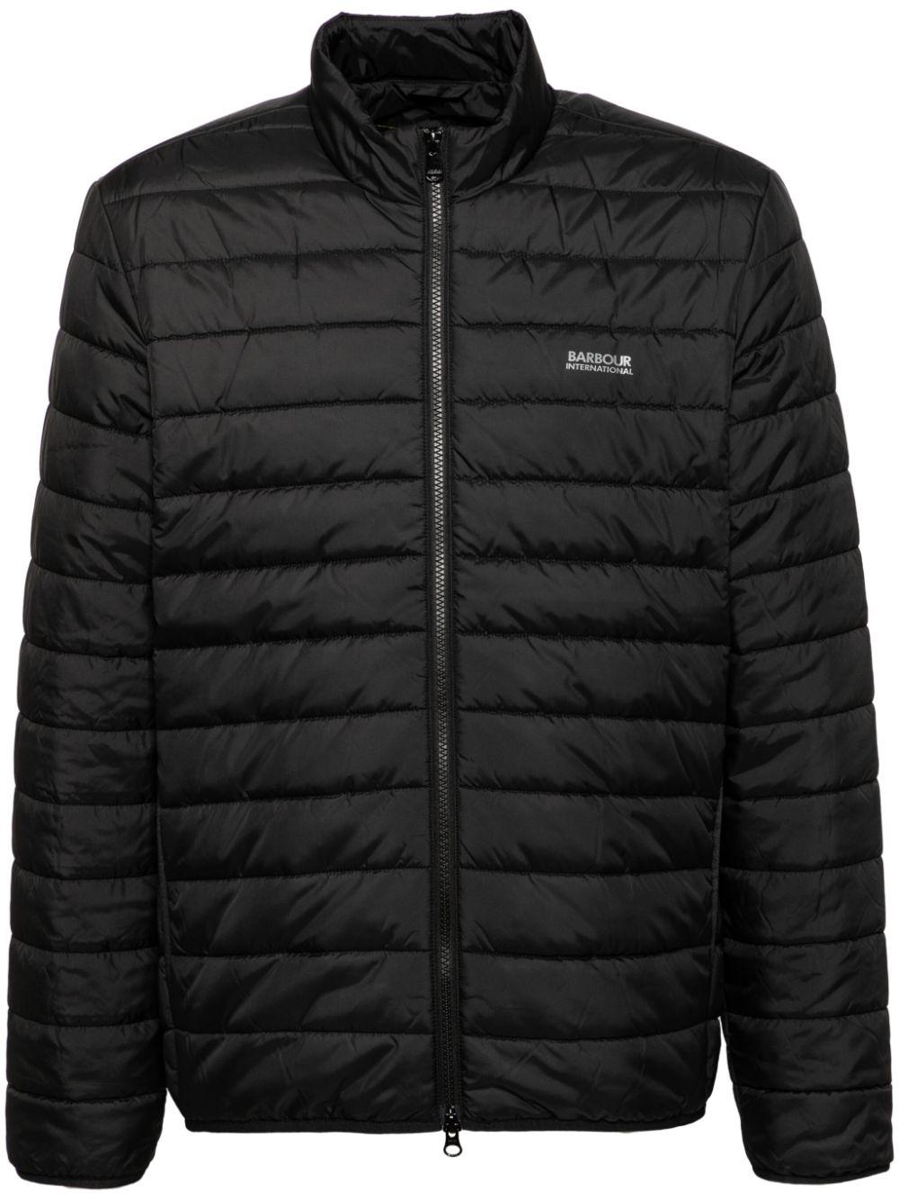 Acne Studios メンズ ブラック パデッド ボンバージャケット Acne Studios メンズ ブラック パデッド ボンバージャケット