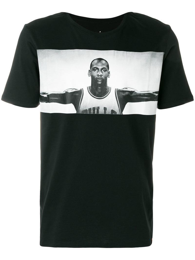 textile tee-shirt jordan t-shirt jumpman noir.
