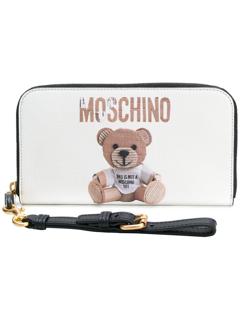 Monedero Teddy Moschino Monedero Bear Moschino a4qg4w5Hx