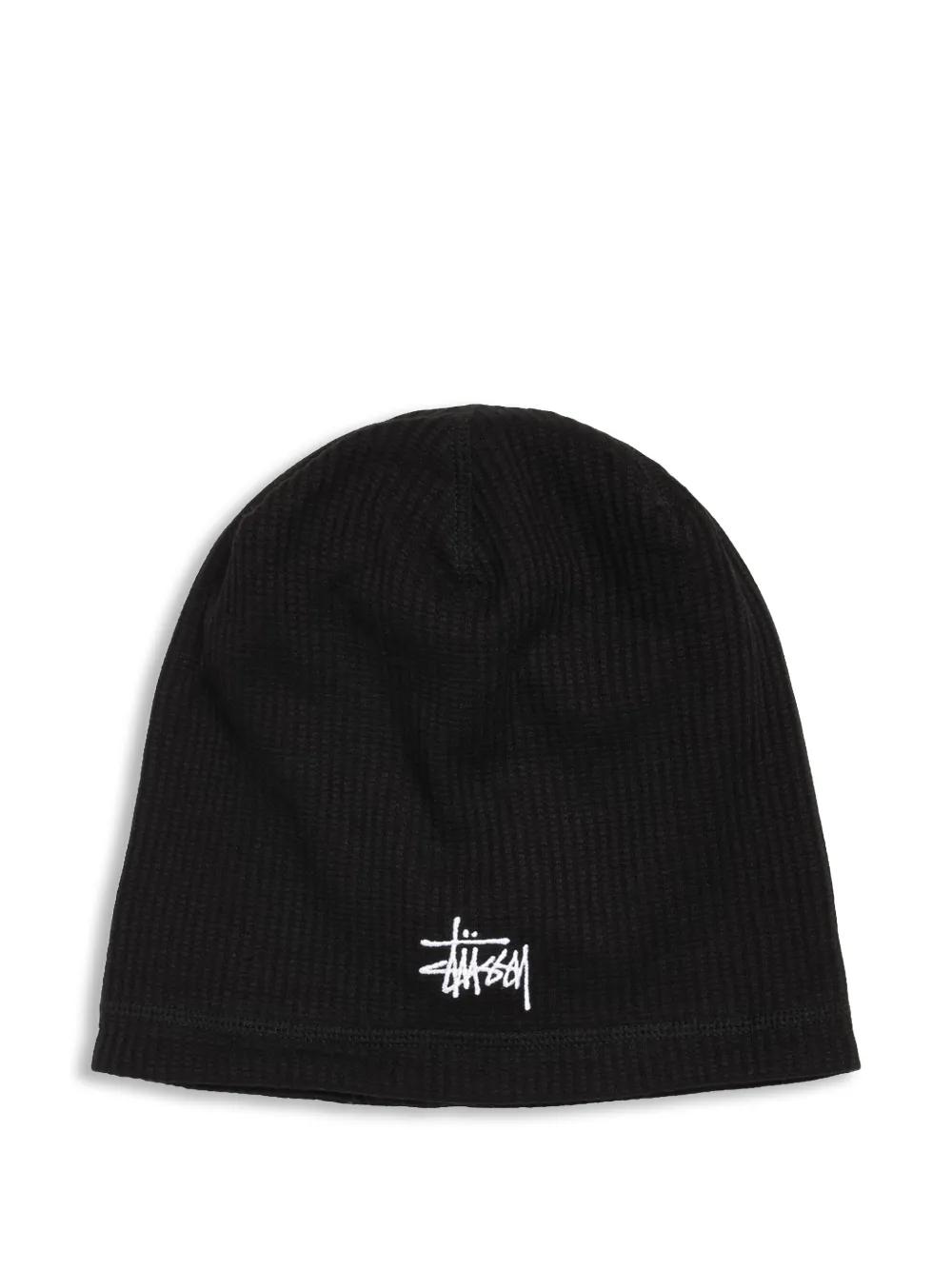 Stussy Waffle Skullcap Beanie Hat in Black for Men | Lyst