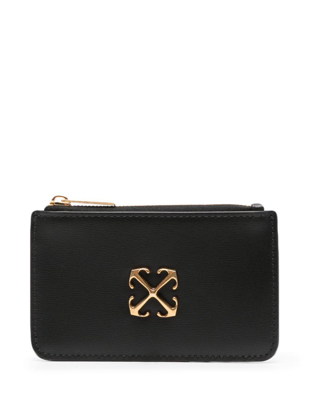 小物 OFF-WHITE Nylon Logo Small Wallet Black OFF-WHITE Nylon Logo Small Wallet Black（Black Wallets
