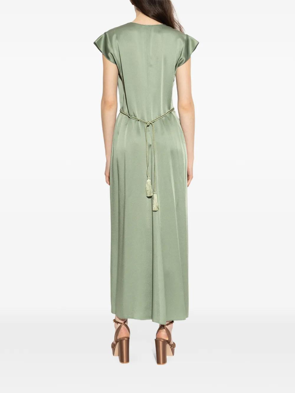 forte forte green dress Latin Quarters Women Green V-Neck Cap Sleeves Solid A-Line Dress For E