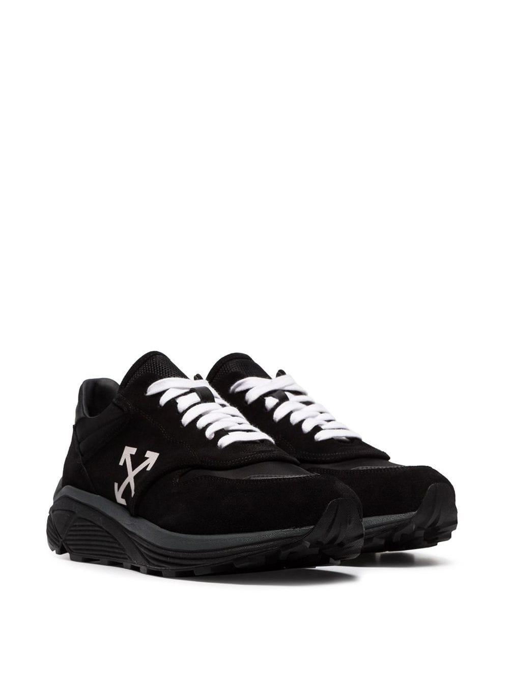 off white black jogger sneakers
