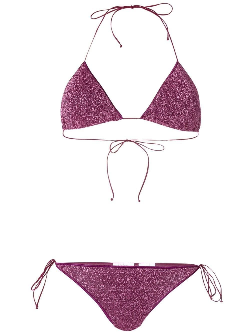 Bikini con purpurina Oséree de color Rosa | Lyst