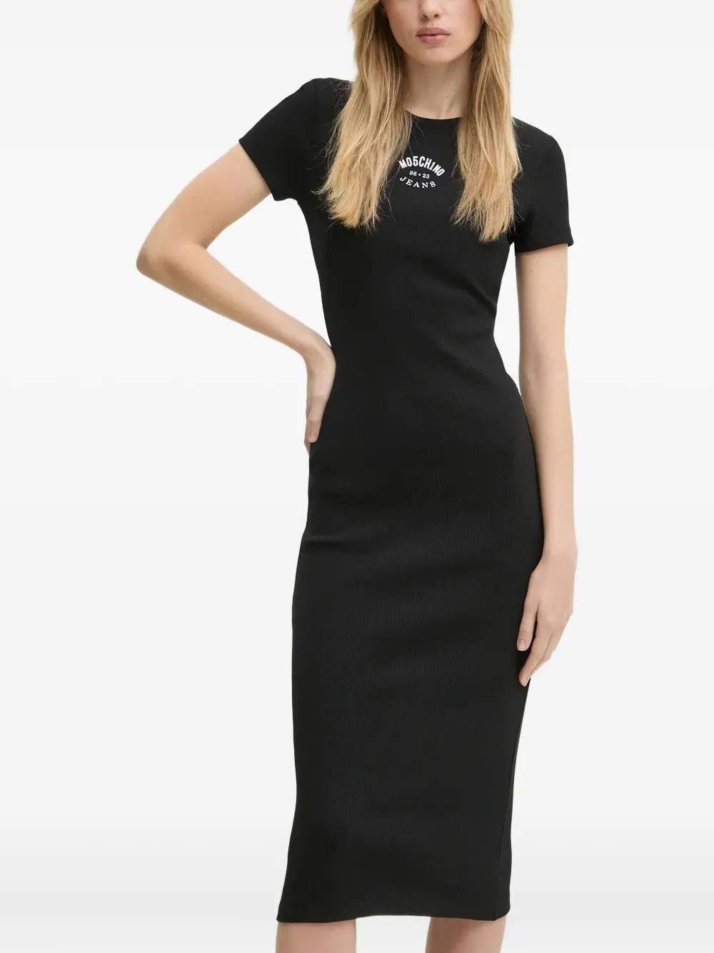 ワンピース MOSCHINO Woman Dress Black 04060424 1555 MOSCHINO | Black Women's Long Dress | YOOX