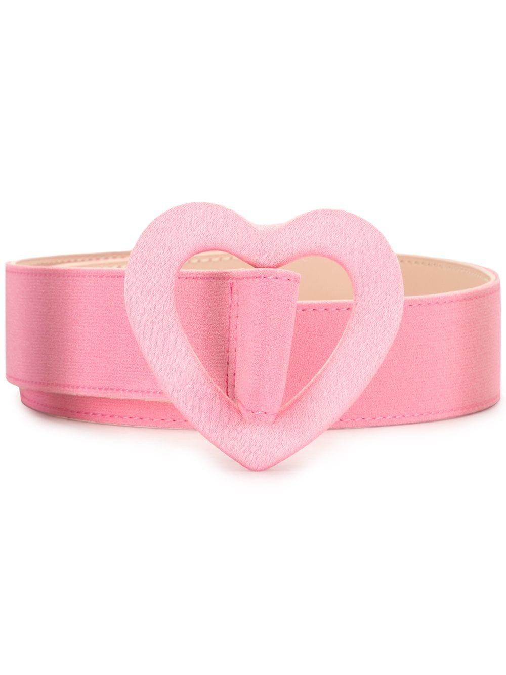 Paule Ka Heart Shape-buckle Belt in Pink