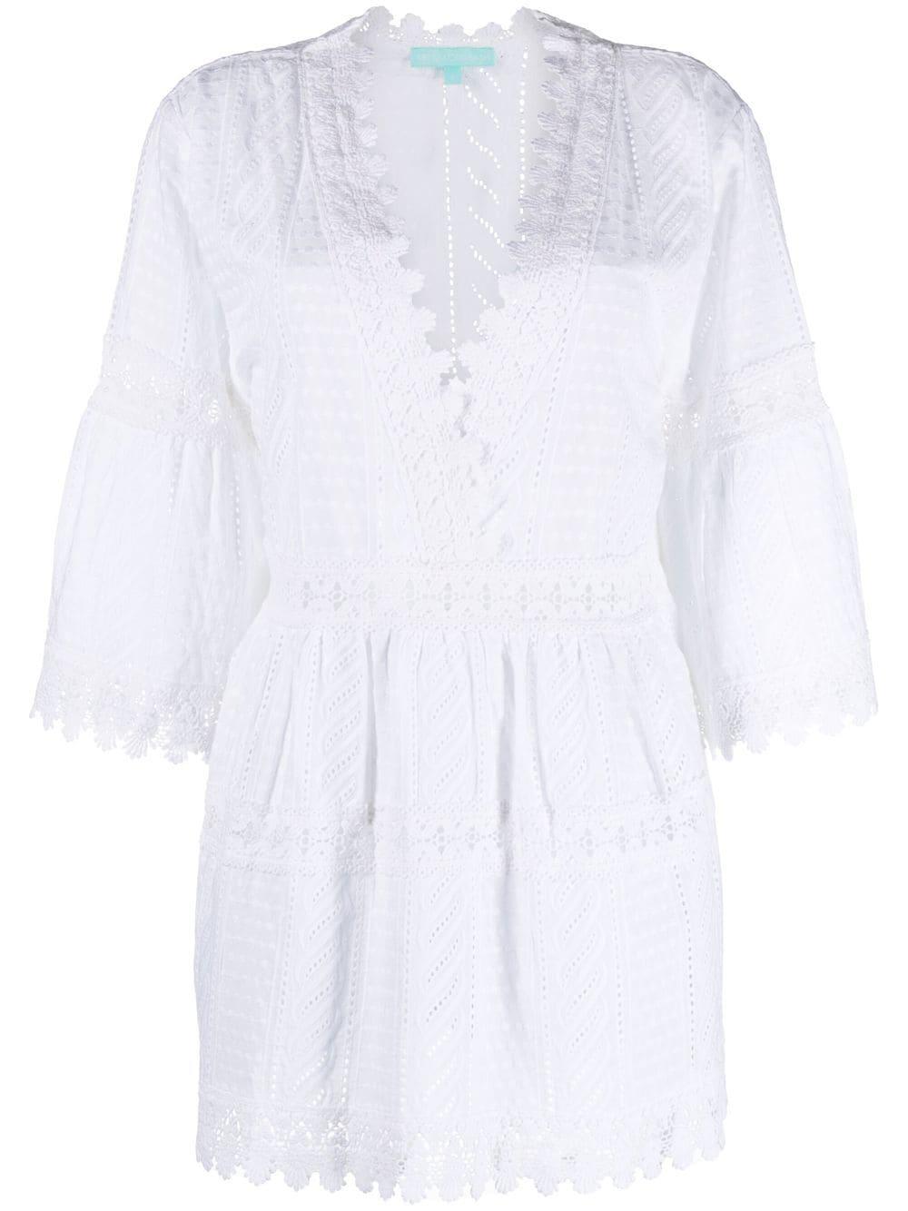 Melissa Odabash Victoria Broderie-anglaise Dress in White | Lyst