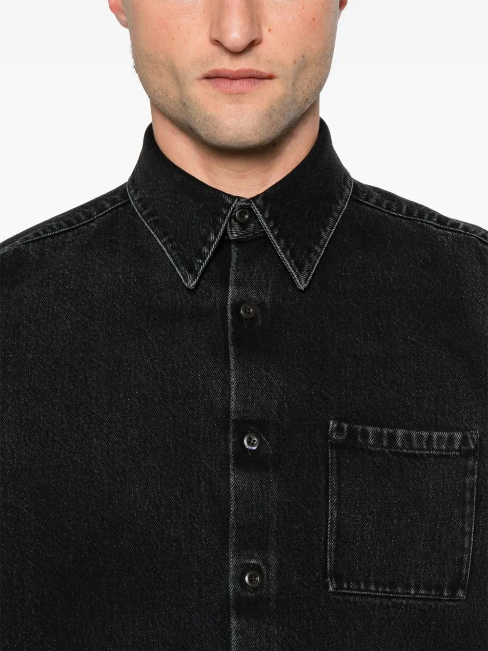 RIER ブラックデニムシャツ　ジャケット RIER ブラックデニムシャツ ジャケット ワーカーズ WORKERS 3rd