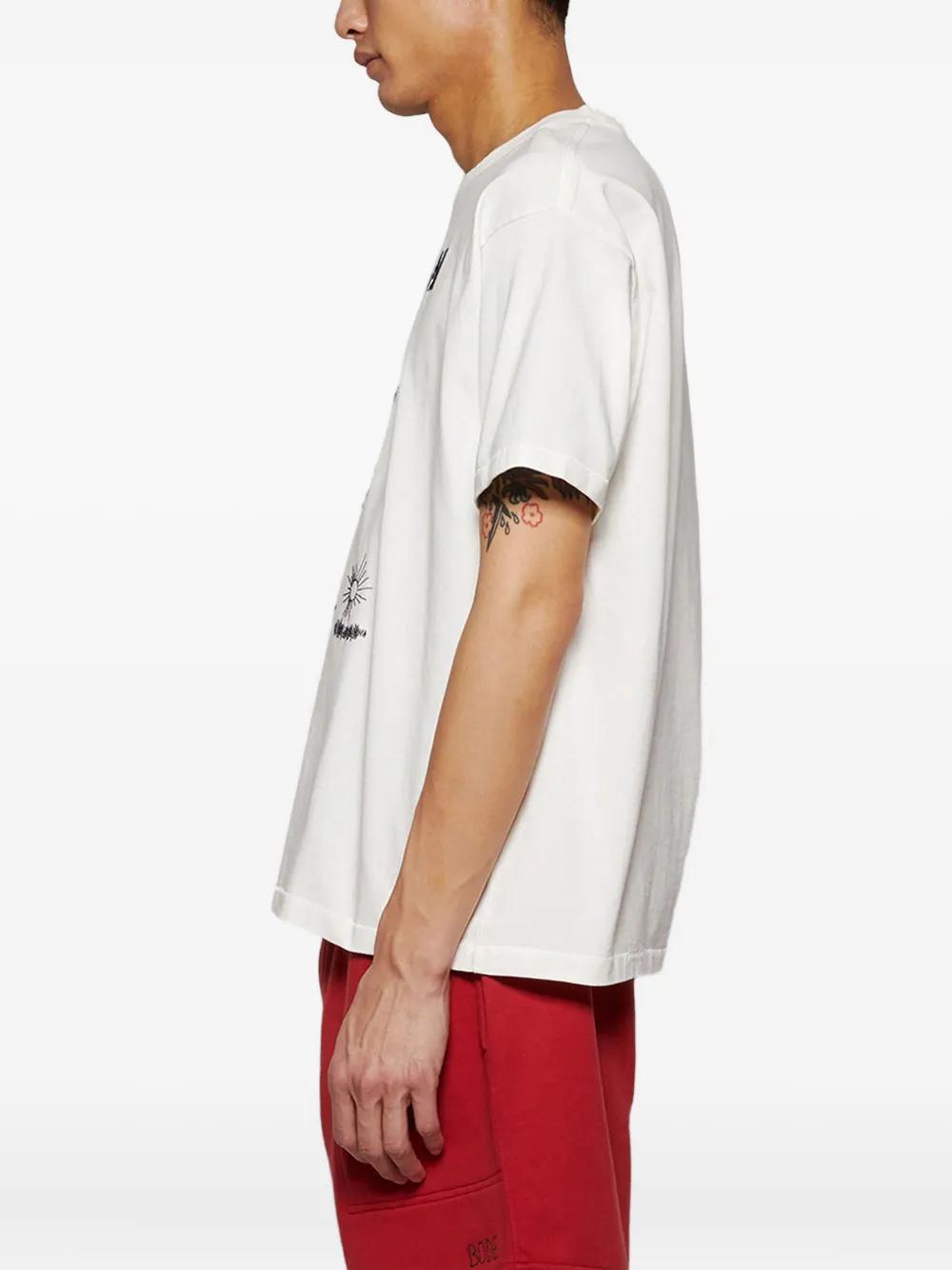 【関税込み】Bode ホワイト Crest リバーシブル Tシャツ 251169F110007_1.jpg