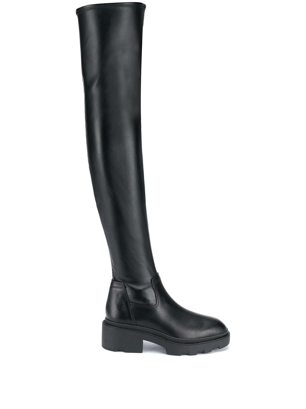 ash knee boots