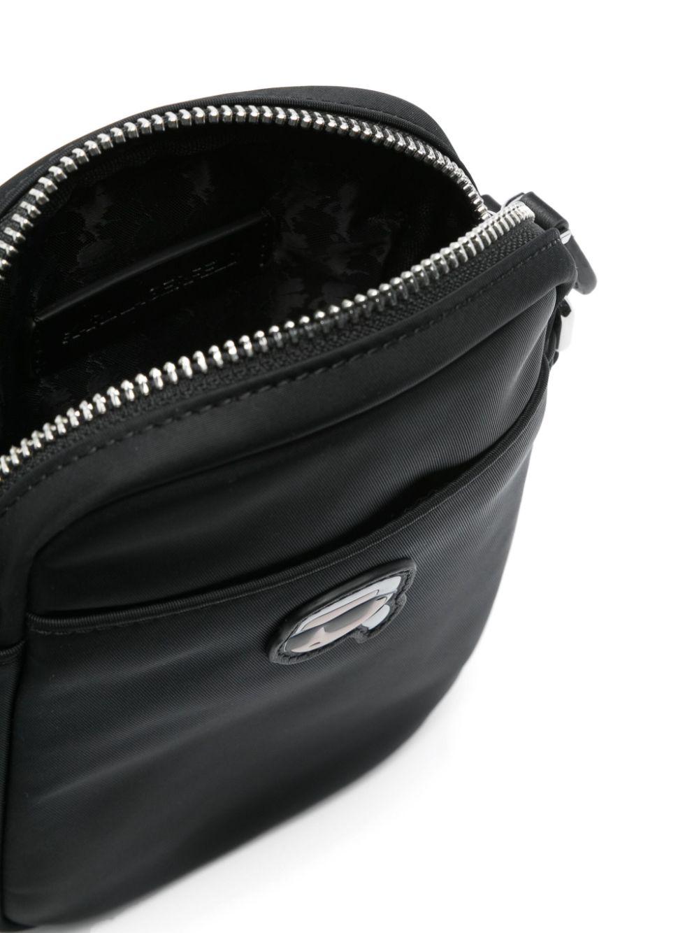 Karl Lagerfeld レディース ブラック Ikon ショルダーバッグ クロス 