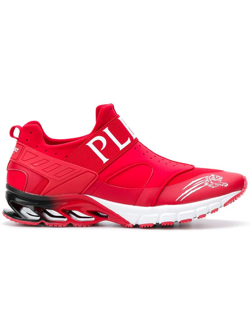 Lyst - Philipp Plein Runner Rock Sneakers in Red for Men