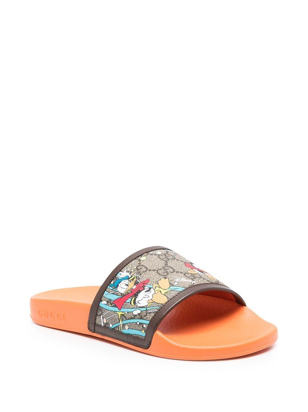 Gucci X Disney Donald Duck Slides | Lyst