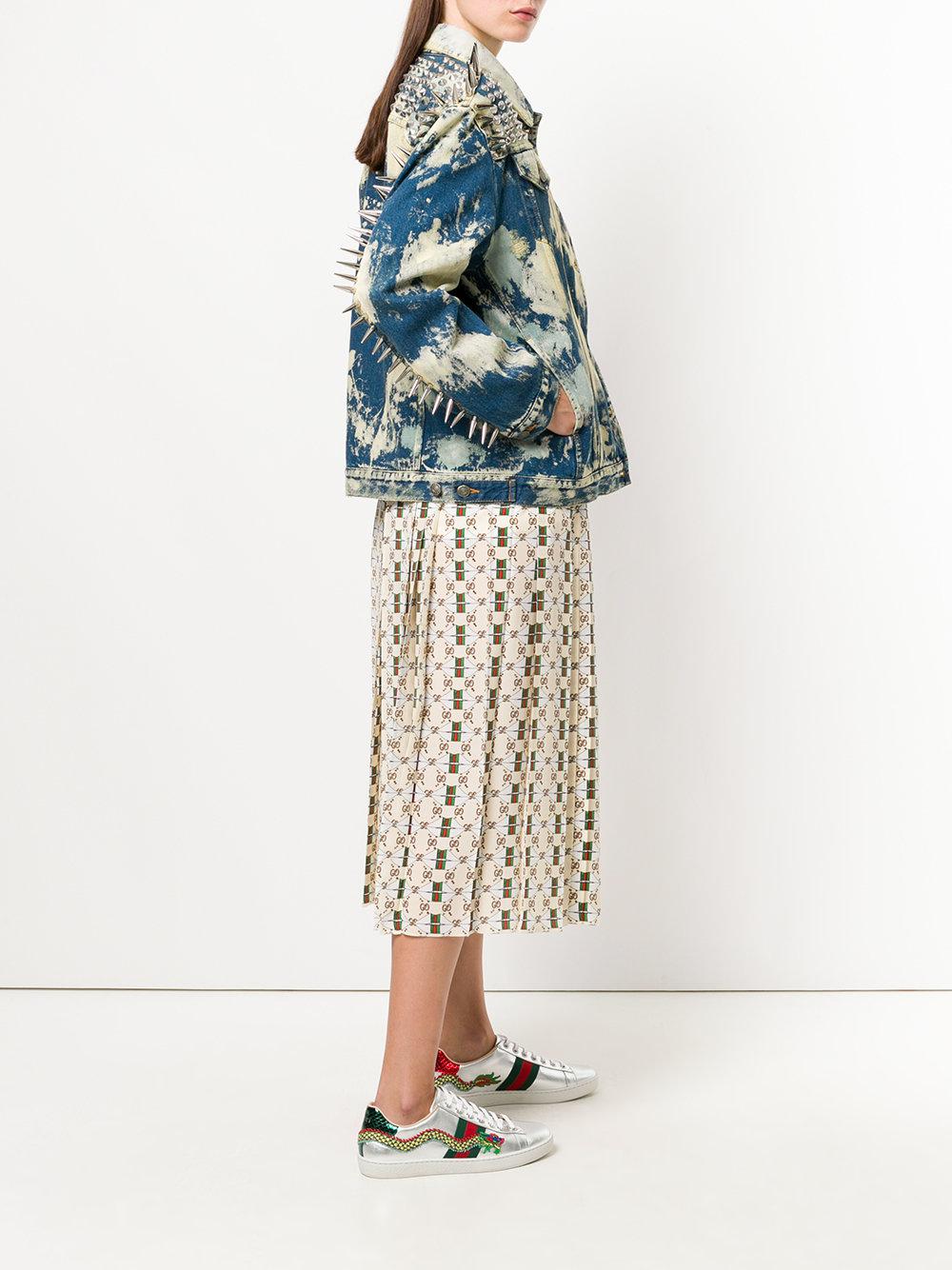 gucci ace embroidered dragon