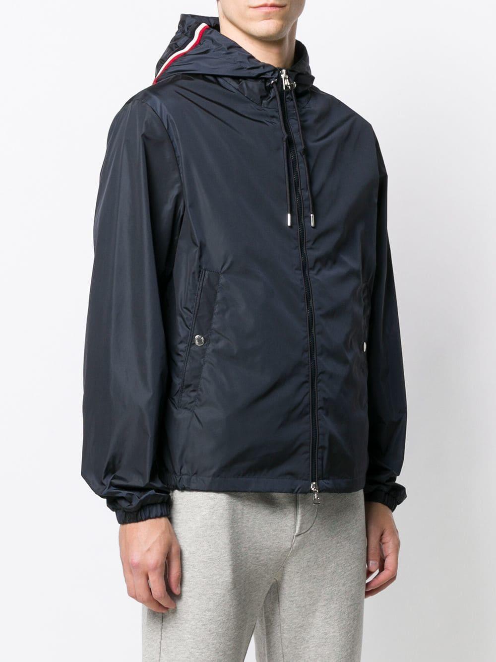 Moncler Grimpeurs Hooded Jacket in Blue for Men Lyst UK