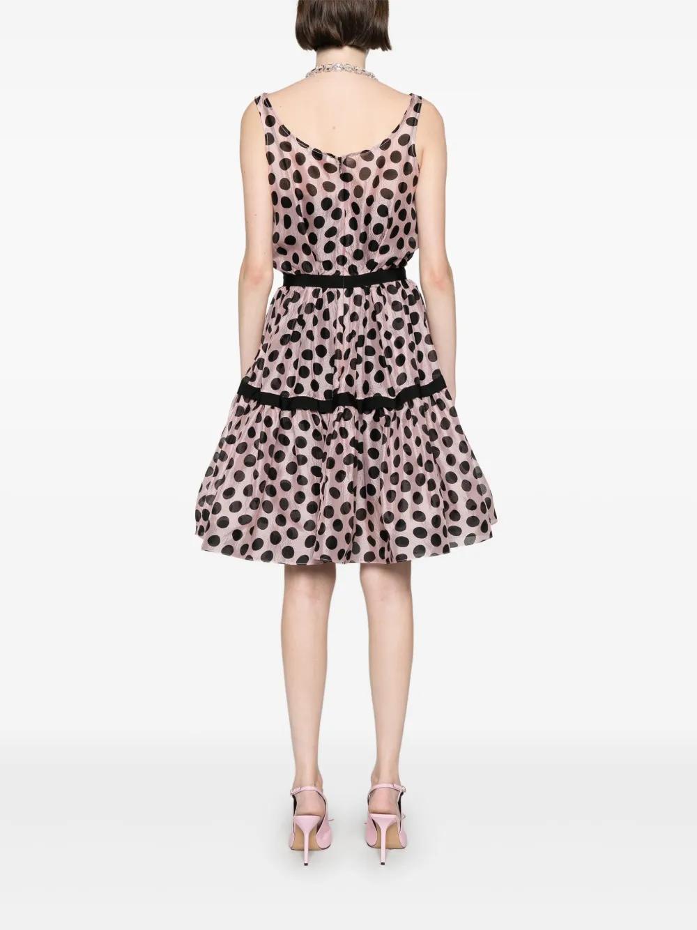 Nina Ricci>>スクエアネックライン ミニドレス Nina Ricci スクエアネック ミニドレス | ホワイト | FARFETCH JP