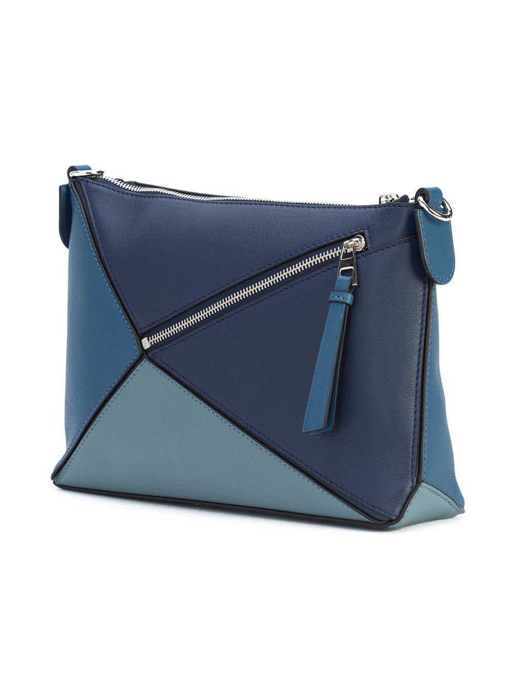 Loewe Leather Puzzle Pochette Bag in 