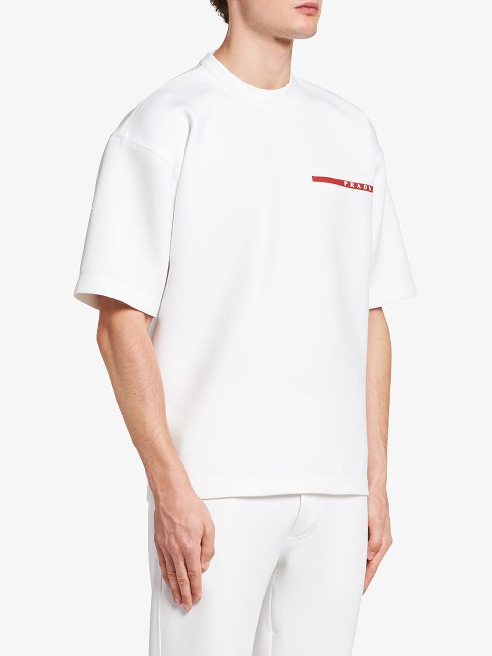 prada technical fabric shirt