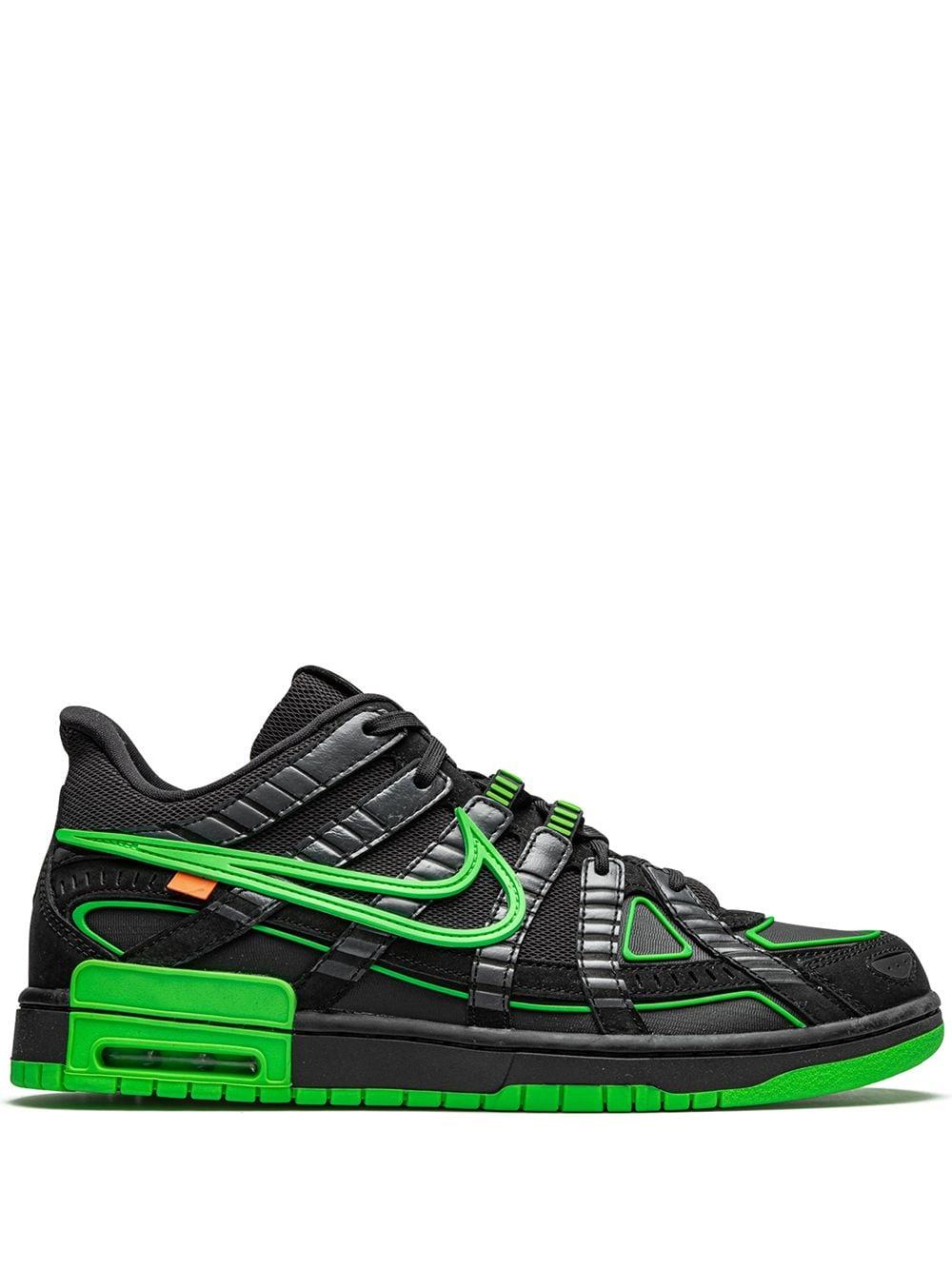 NIKE X OFF-WHITE Air Rubber Dunk "green Strike" Sneakers | Lyst