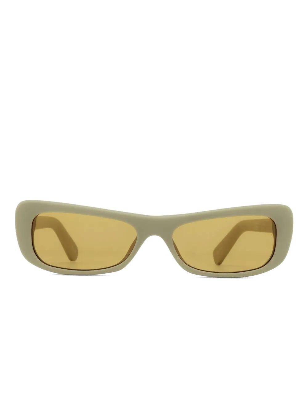 【JACQUEMUS】サングラス ブラウン Cream Sunglasses with logo Jacquemus - Vitkac AS