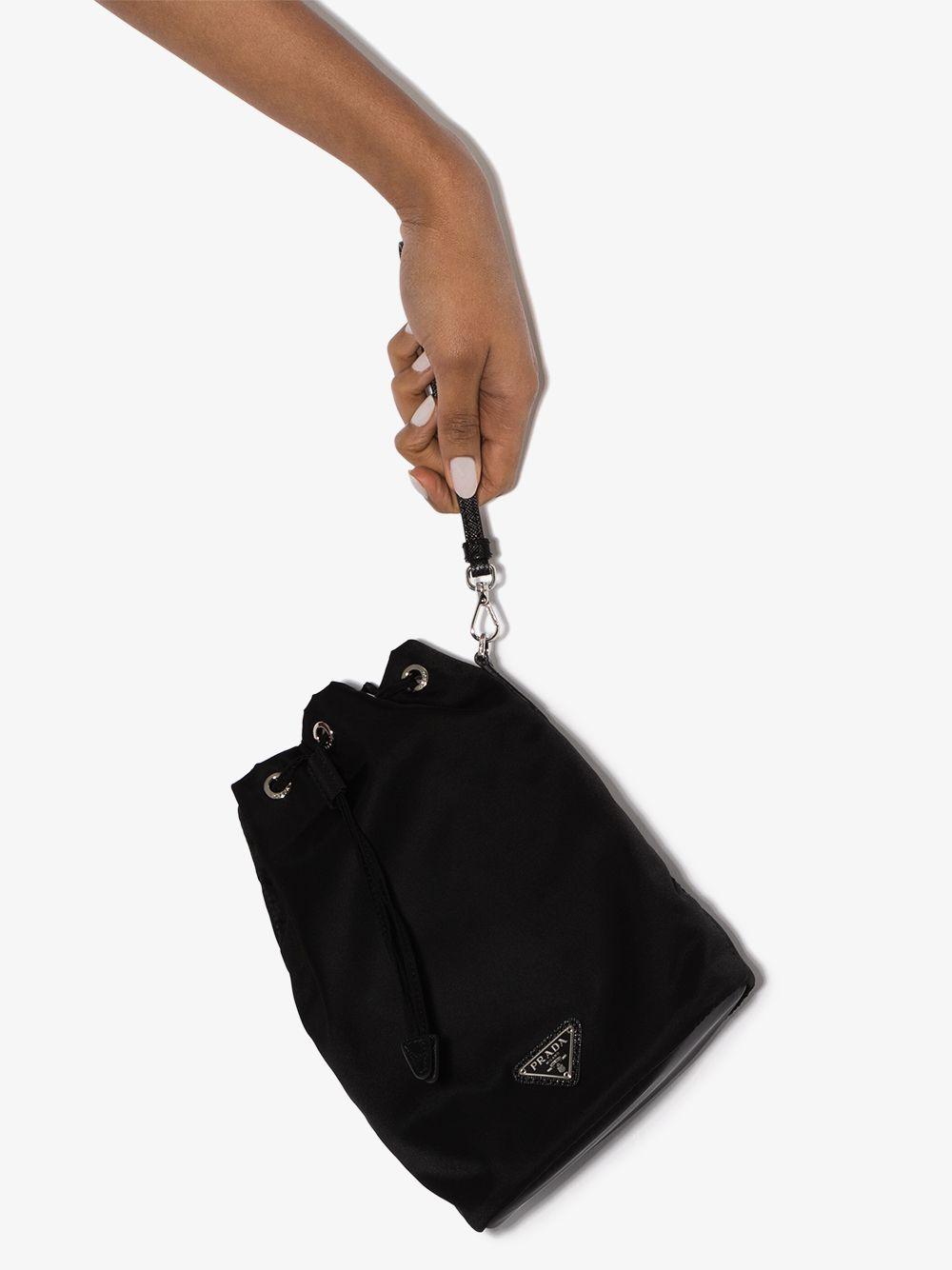 Prada Mini Vela Bucket Bag