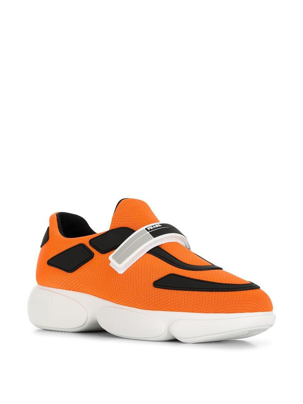 prada shoes orange