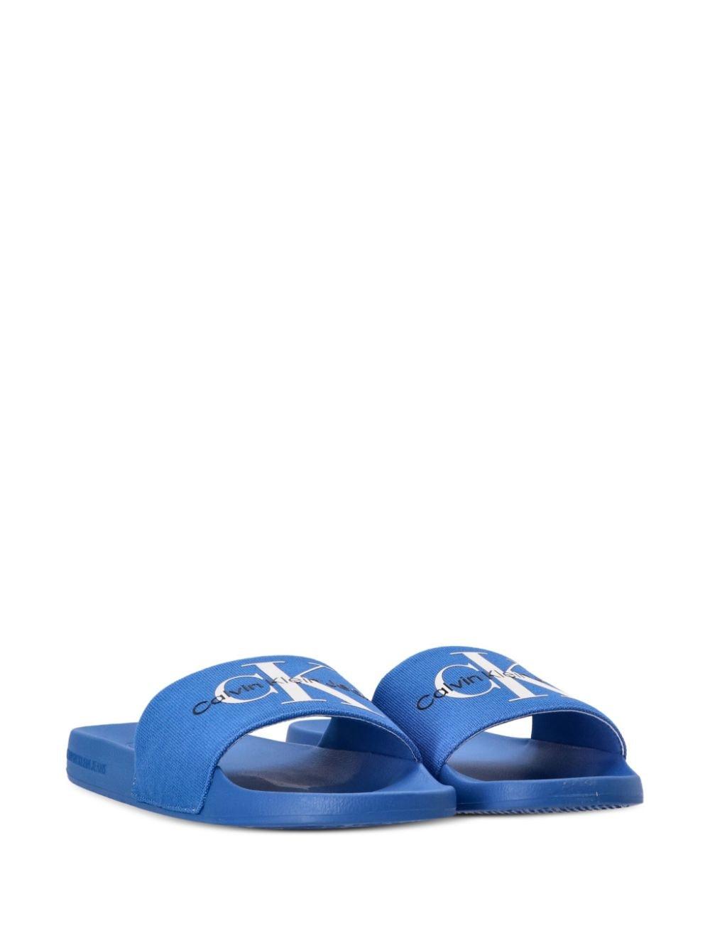 Black calvin klein slides best sale