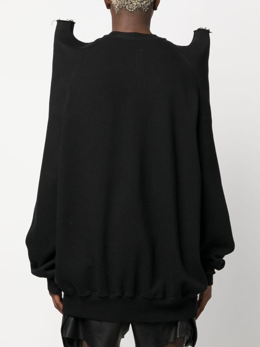 Rick Owens Tec 3D-Detail Jersey Sweatshirt in Black for Men