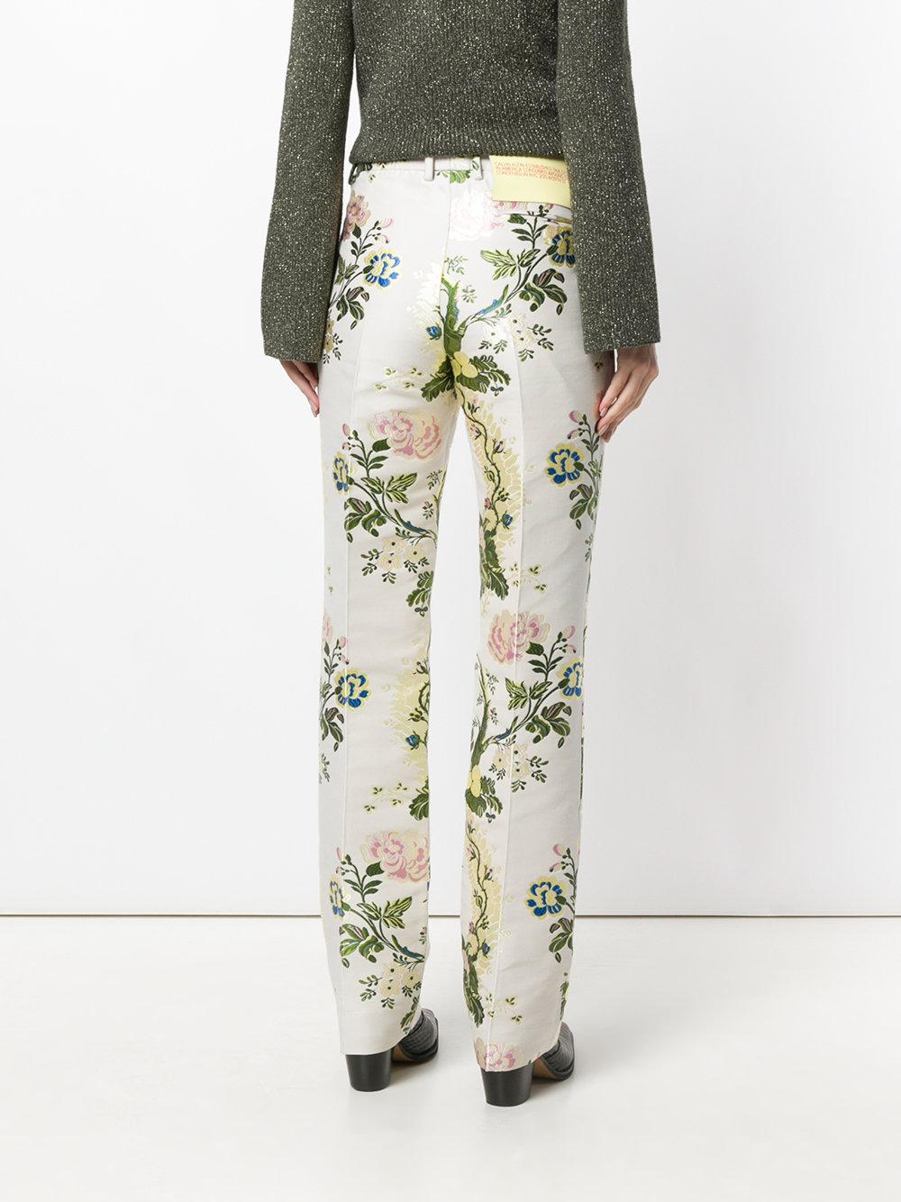 calvin klein floral pants