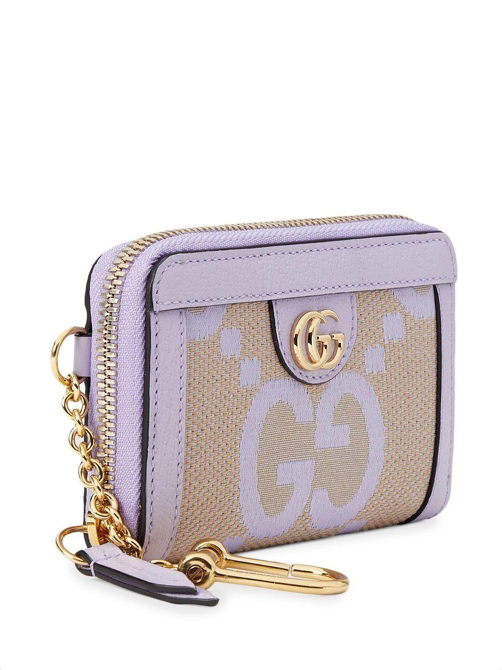 Gucci Ophidia Card Case in Purple | Lyst