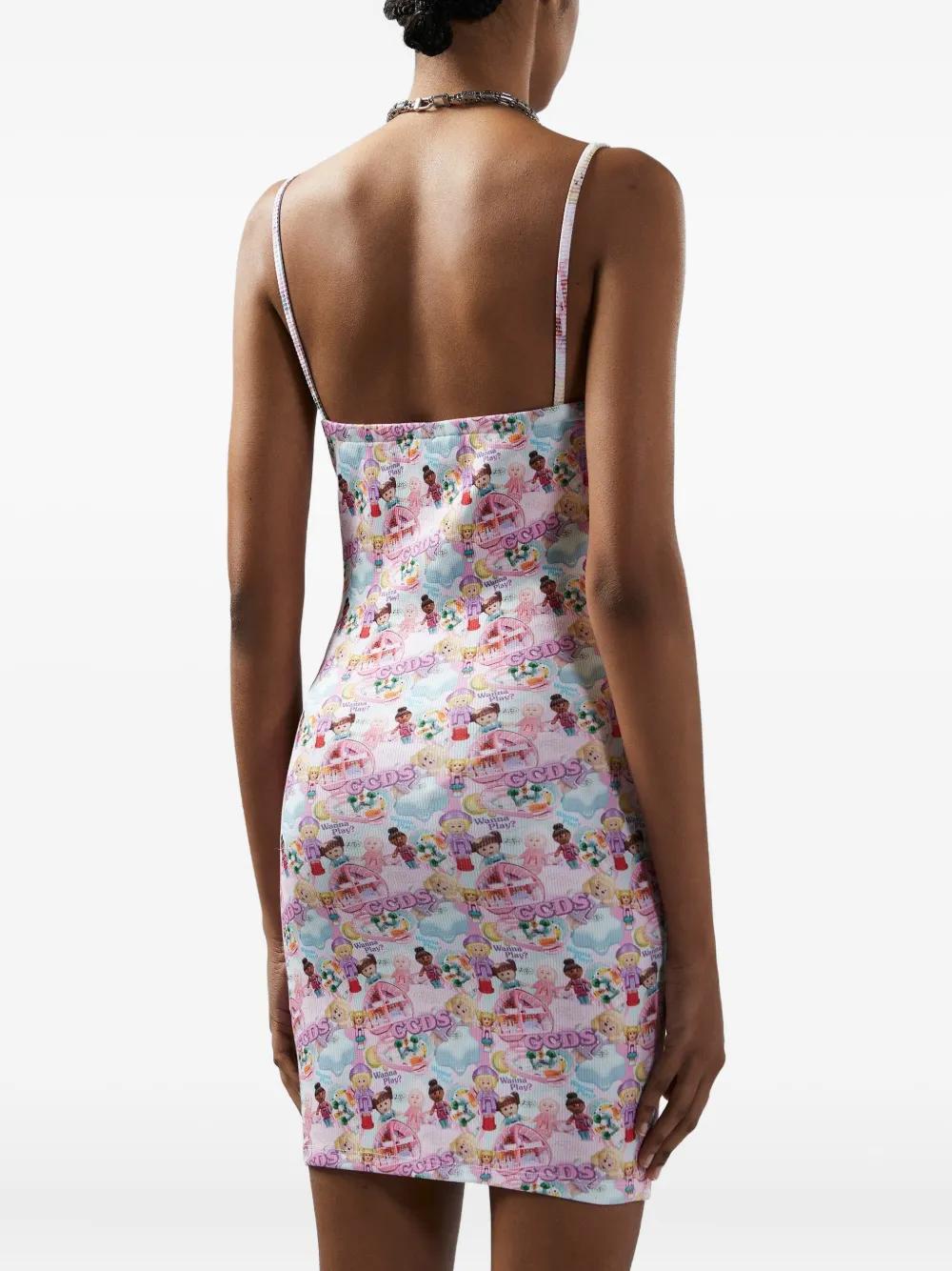 gcds pink dress GCDS
