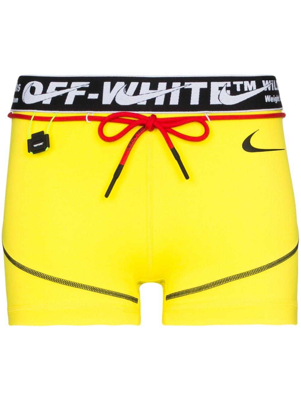 Nike X Off-white Running Short W in Yellow - Save 6% - Lyst