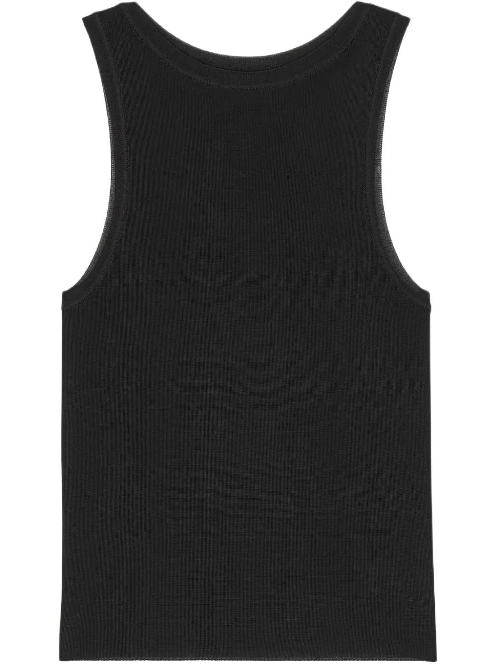 Women's Saint Laurent Sleeveless and tank tops | Lyst