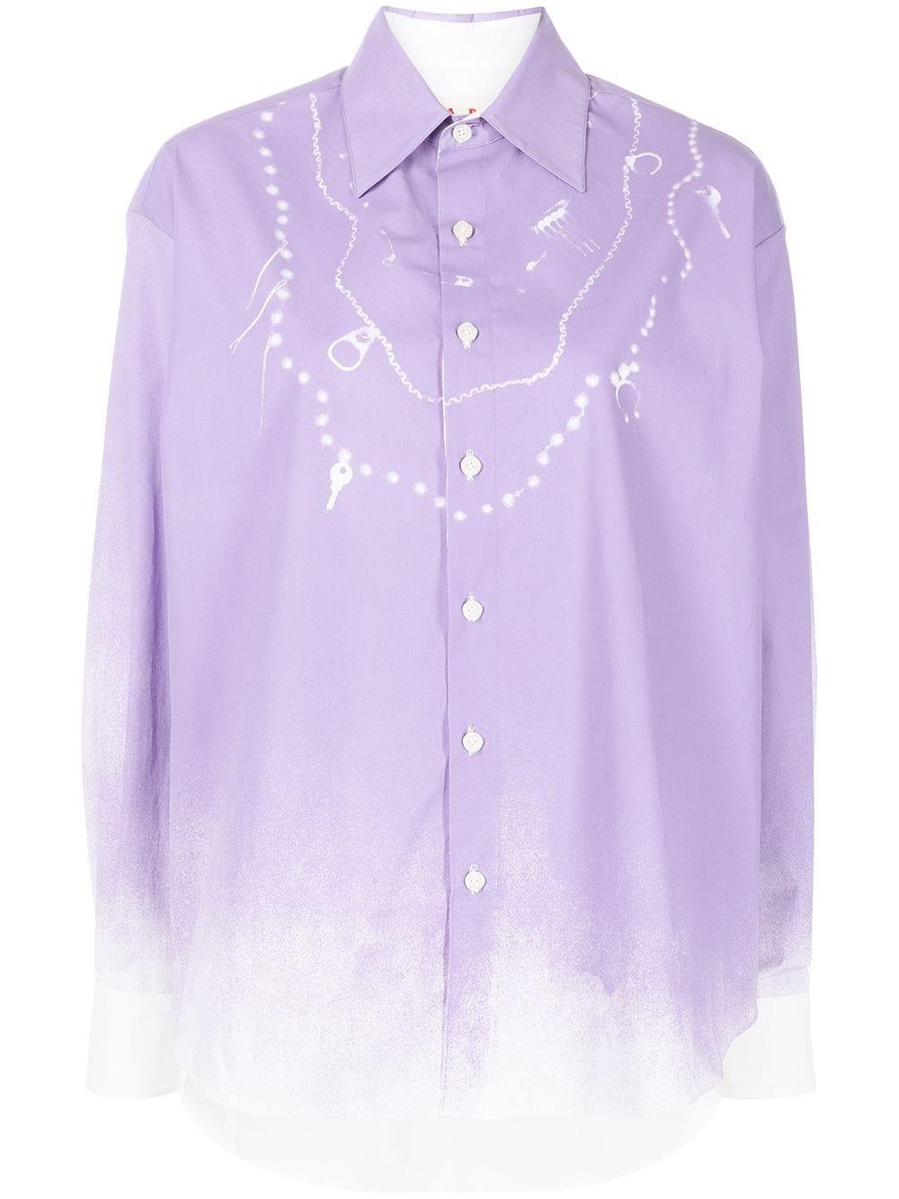 レディース パープル ボタンシャツ Www Irondencrossfit Com