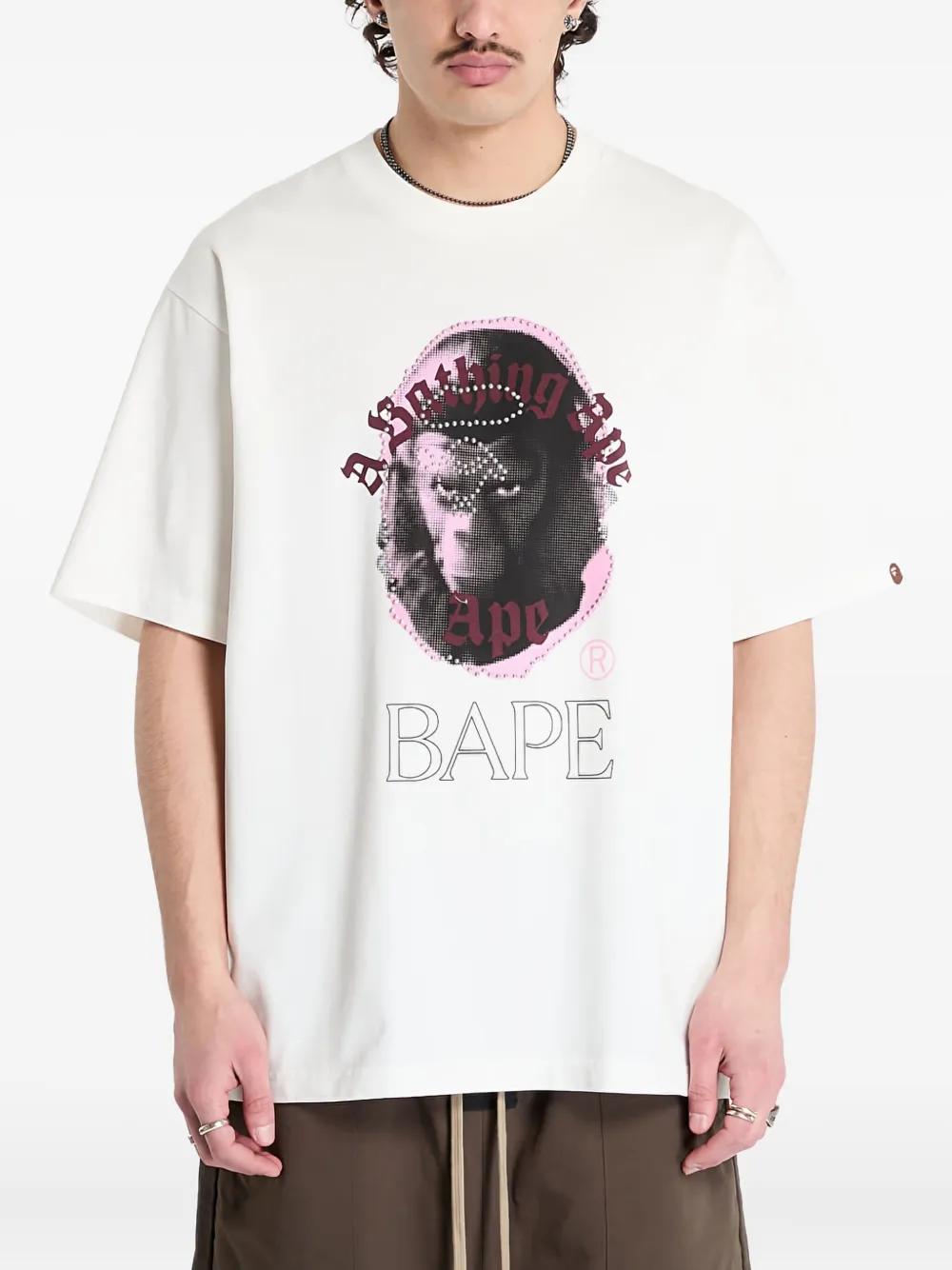 トップス A BATHING APE ladies xs t-shirt Aape Bathing Ape Bape Tee Shirt Womens Ladies XS Extra Small