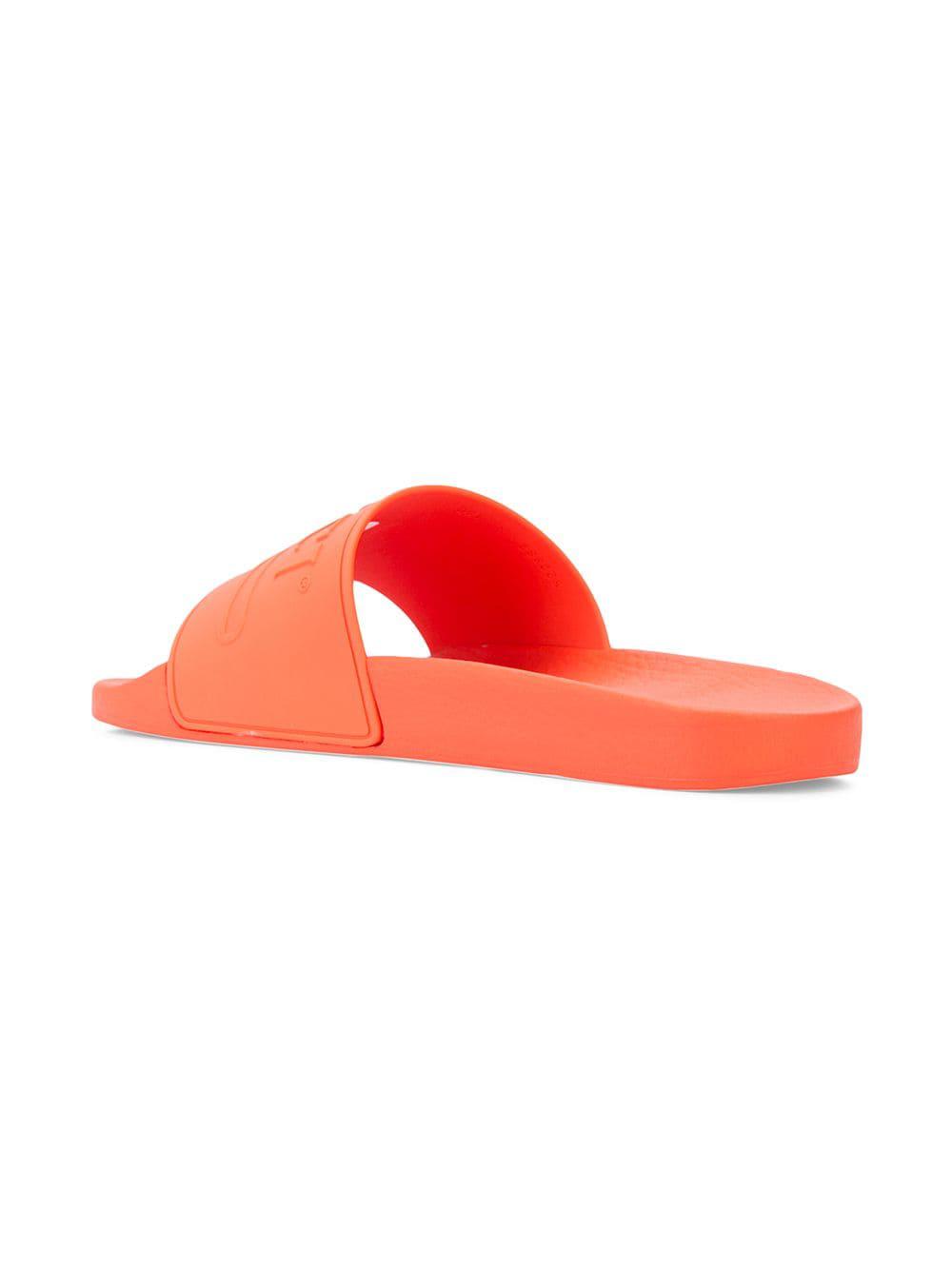gucci slides orange